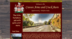 Desktop Screenshot of craven-cruckbarn.co.uk